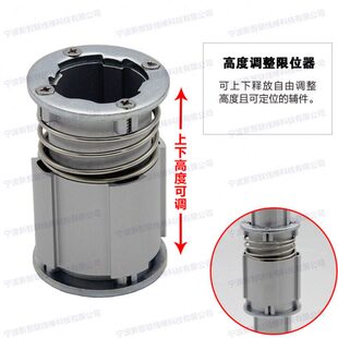 28铝合金精益管汽车制造业LCIA低成本机构配件释放高度调整限位器