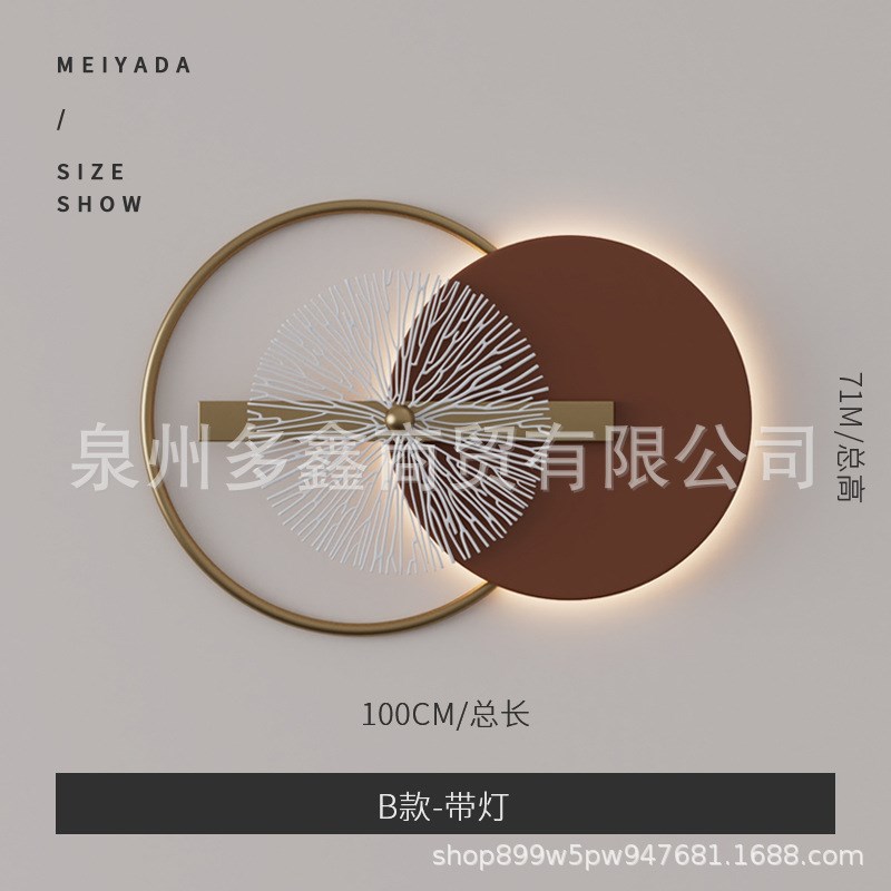 轻奢墙饰挂件沙发玄关装饰品客A厅餐厅墙面软装酒店卧室床头壁挂