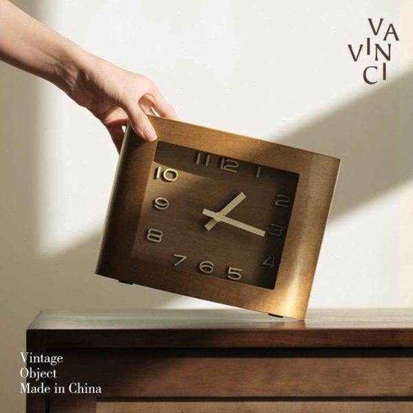 梵其现代轻奢实木座钟静音时钟高级感客厅卧室床头柜台钟装饰摆件,家居饰品,座钟,淘宝优惠券,粉丝福利购,淘宝优惠卷