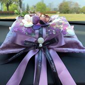 汽车干花香熏竹炭包布车载好物香袋新车除甲醛去味碳包饰品摆件