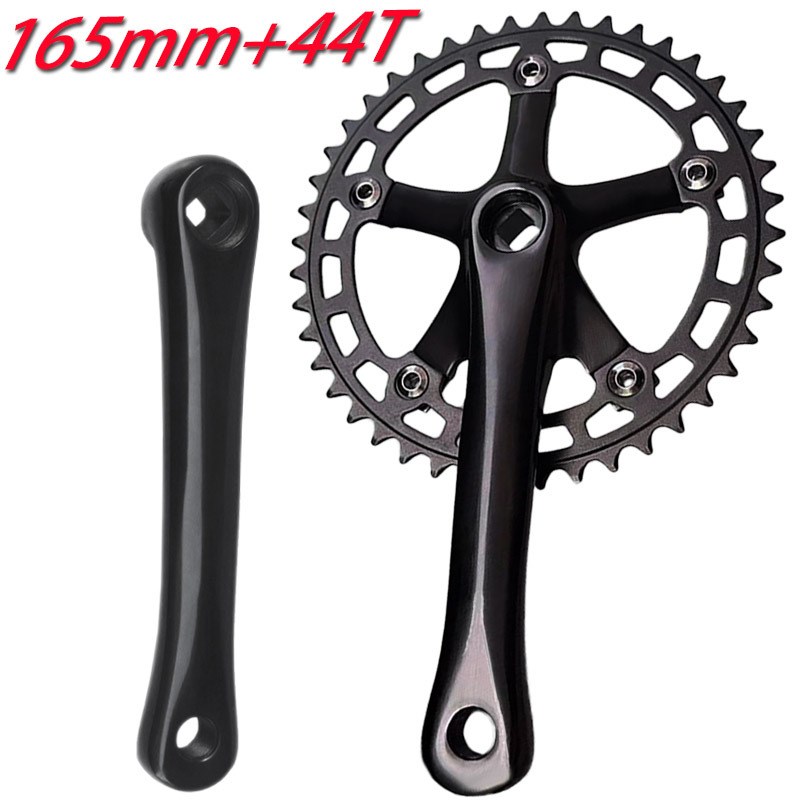 自行车方孔165mm曲柄公路车非一y体牙盘130BCD铝合金42T齿盘牙盘4