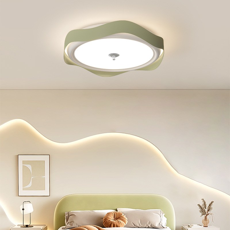 2023新款g全光谱奶油风卧室灯主卧灯具现代简约客卧室灯简约吸顶