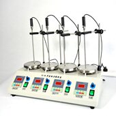 实验室加热搅拌器HJ 6AB数显二双四六多头搅拌机磁力