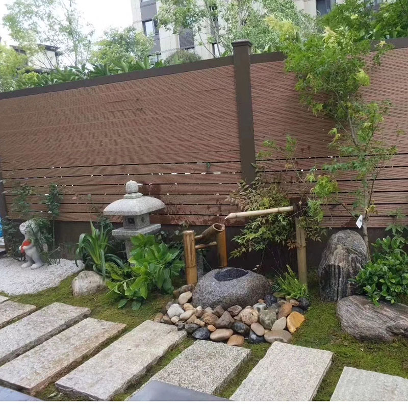 日式枯山水石钵石槽自然石盆花园小品庭院景观禅U意竹子流水摆件