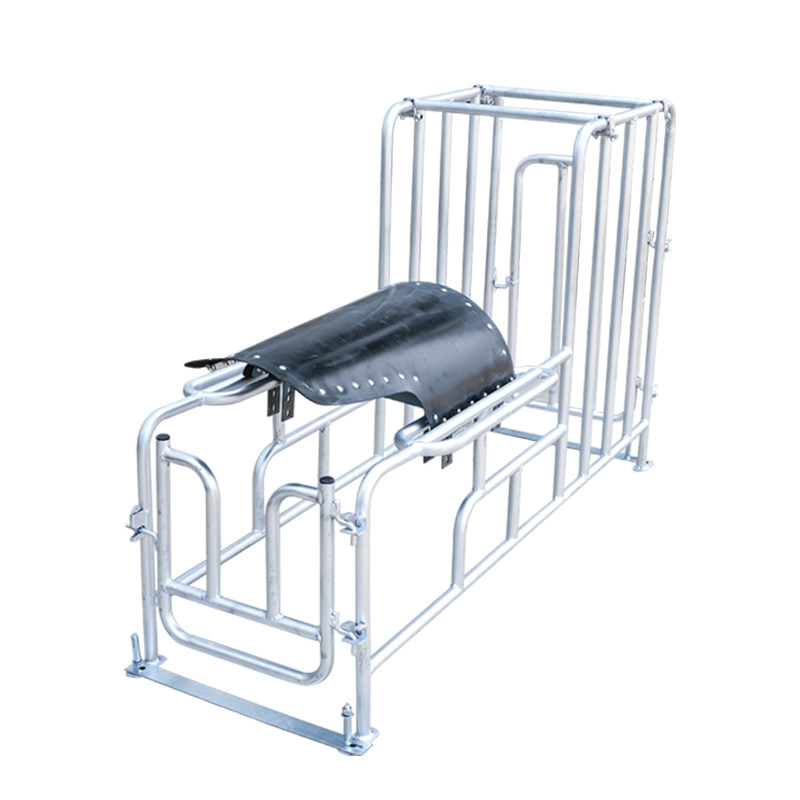 母猪配种架热镀锌升降矮脚配种器夹配猪架子公猪采精支架养殖设备