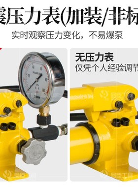 CP-180/390/700-2/800超高压液压手动泵 便携式液压泵站 电油压泵