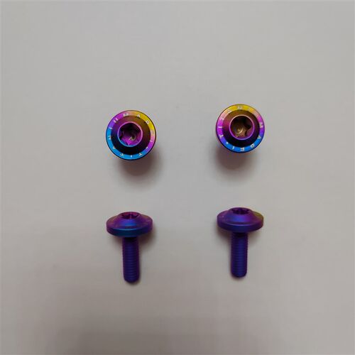 晴天机车 糖果色伞头螺丝D1系列伞头M5 20mm 钛合金XMAX风挡螺丝