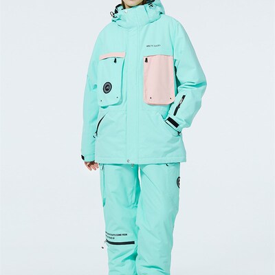防水保暖滑雪服单板双板滑雪外套冬季登雪山防风防寒男女外套裤子