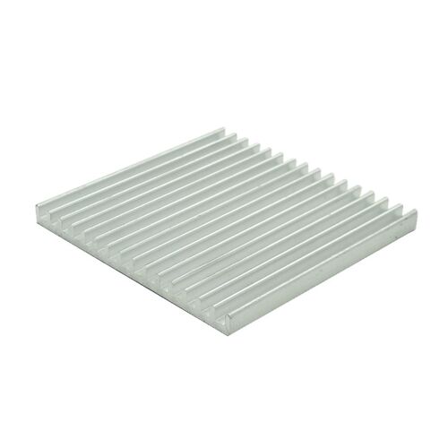 超薄款优质IC散热器 电子散热片50*4*50MM CPU散热块 贴片铝块
