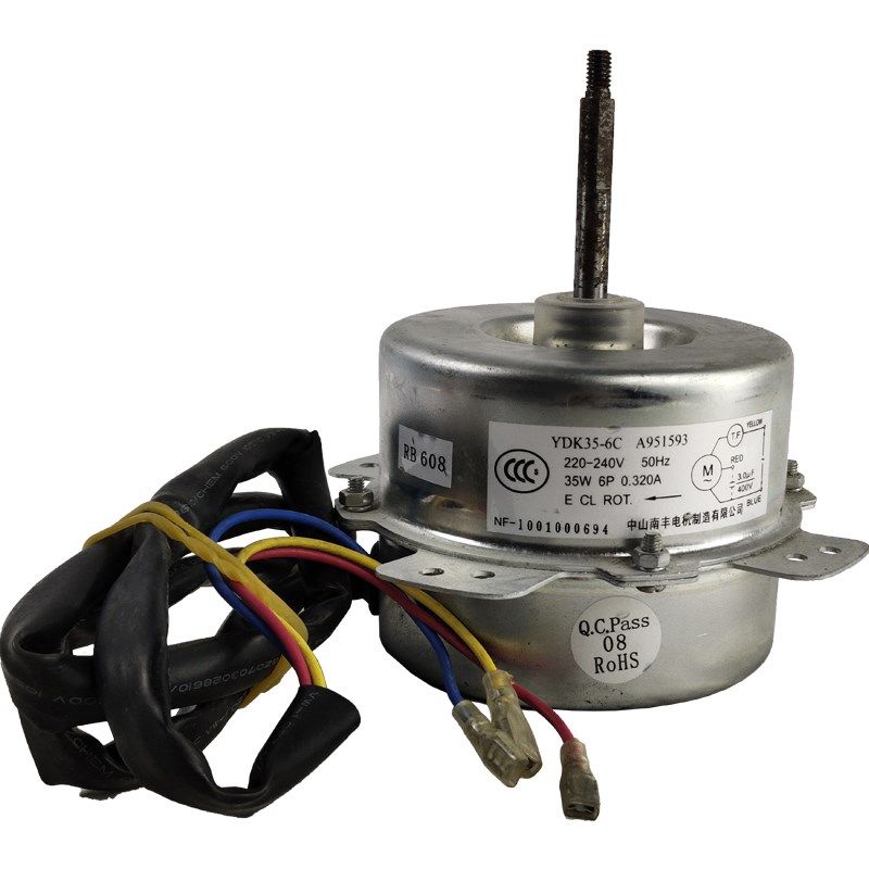 YDK35-6C适用格力空调2P室外风机散热风扇马达单相异步电机全新