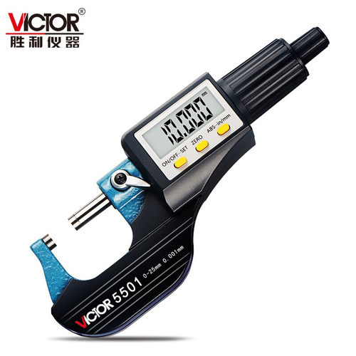 胜利VC5401/VC5501大屏数显百分表 电子校表高度表高精度千分尺
