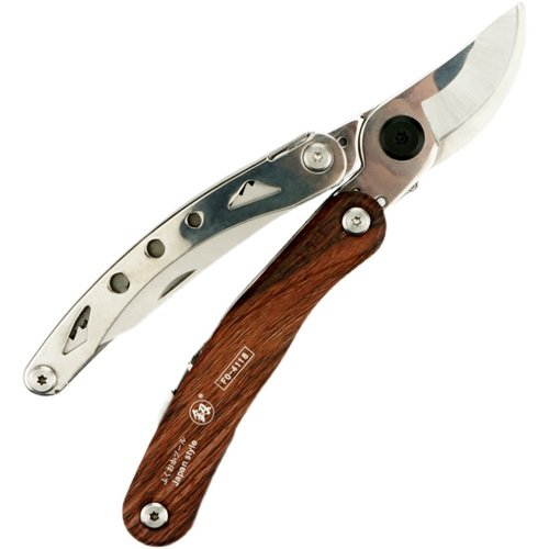 日本福冈多功能园林剪组合户外便携果树花卉盆景修枝工具园艺剪刀