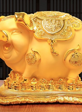 金猪摆件大号动物存钱罐储蓄罐招财创意摆件简约可爱X家居饰品礼