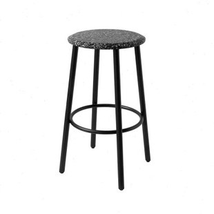 本土创造水磨石平吧凳阳台休闲椅简约吧台凳子时尚创意高脚凳家用