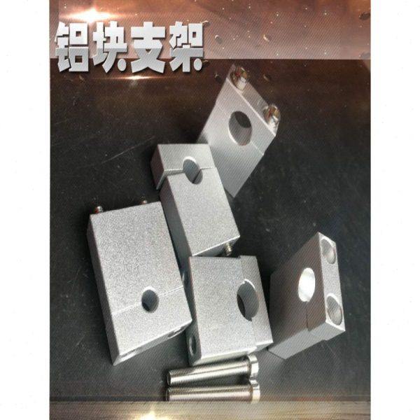 面板铝块支架合金管夹实验室双孔气路管卡6 8 10mm1/4 3/8 1/2寸,五金/工具,管夹/管卡/管支架,淘宝优惠券,粉丝福利购,淘宝优惠卷