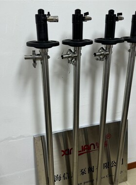 不锈钢油桶泵HD-A1+SSt316L-1000气动插桶泵 手提式气动抽液泵