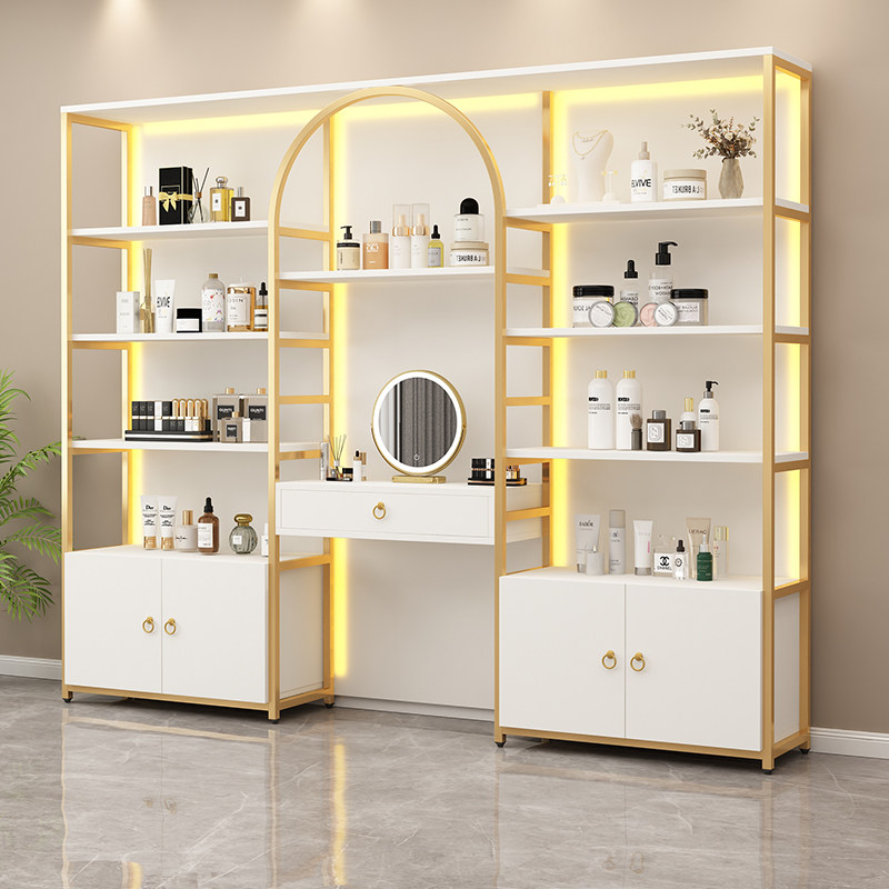 美容院货品陈列架多层化妆品展示柜美甲产品展示架商用置物架货架,商业/办公家具,置物架/陈列架/储物架/展示架,淘宝优惠券,粉丝福利购,淘宝优惠卷