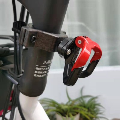 新款加粗固定圈电动车挂物t钩免打孔摩托单车车把立杆保险杆前置
