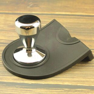 酒术咖啡压粉锤垫橡胶防滑垫硅胶转角垫不锈钢实心咖啡粉锤压粉器