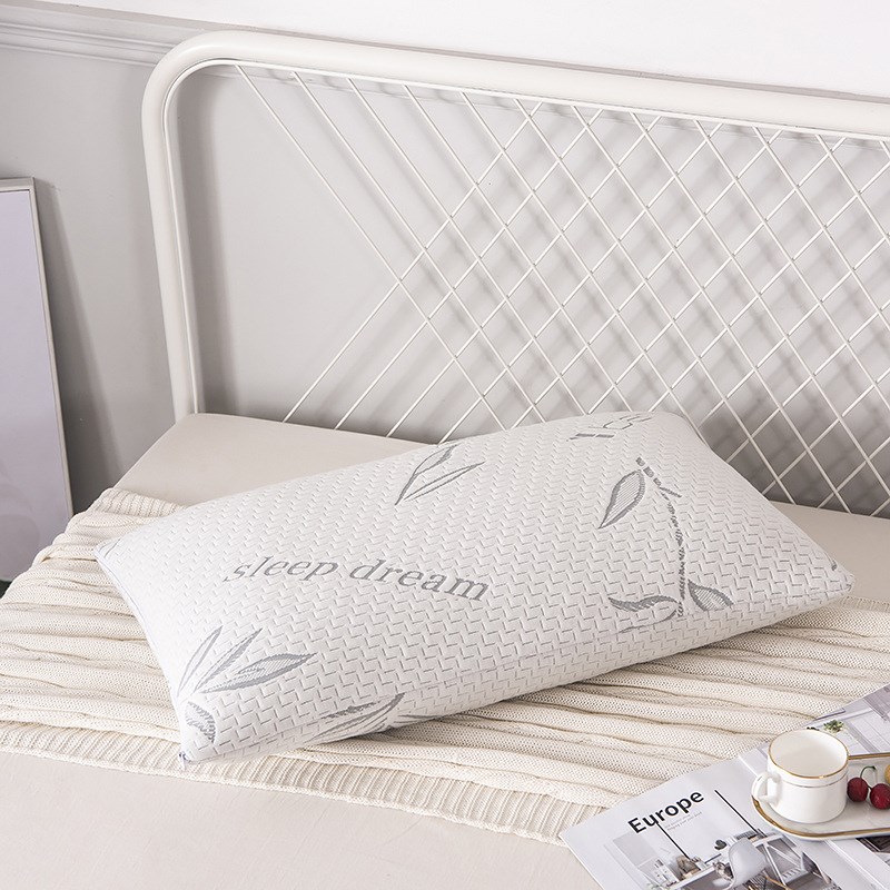 记忆海绵碎海绵q蓝色切粒碎海绵单人双人枕头