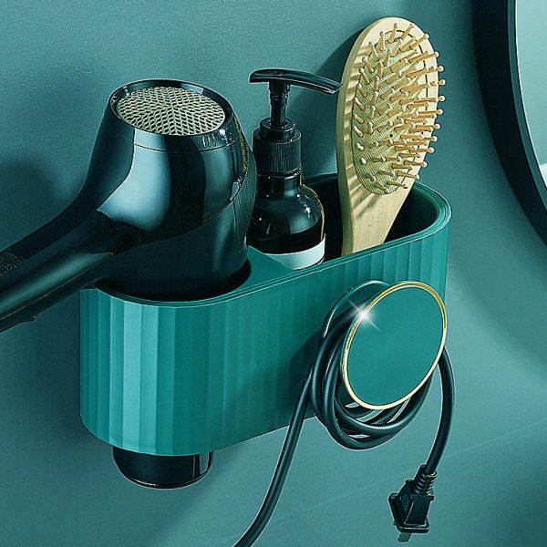 轻奢吹风机架免打孔卫生间厕所置物收纳架壁挂电吹风挂架风筒架子,家庭/个人清洁工具,吹风机置物架,淘宝优惠券,粉丝福利购,淘宝优惠卷