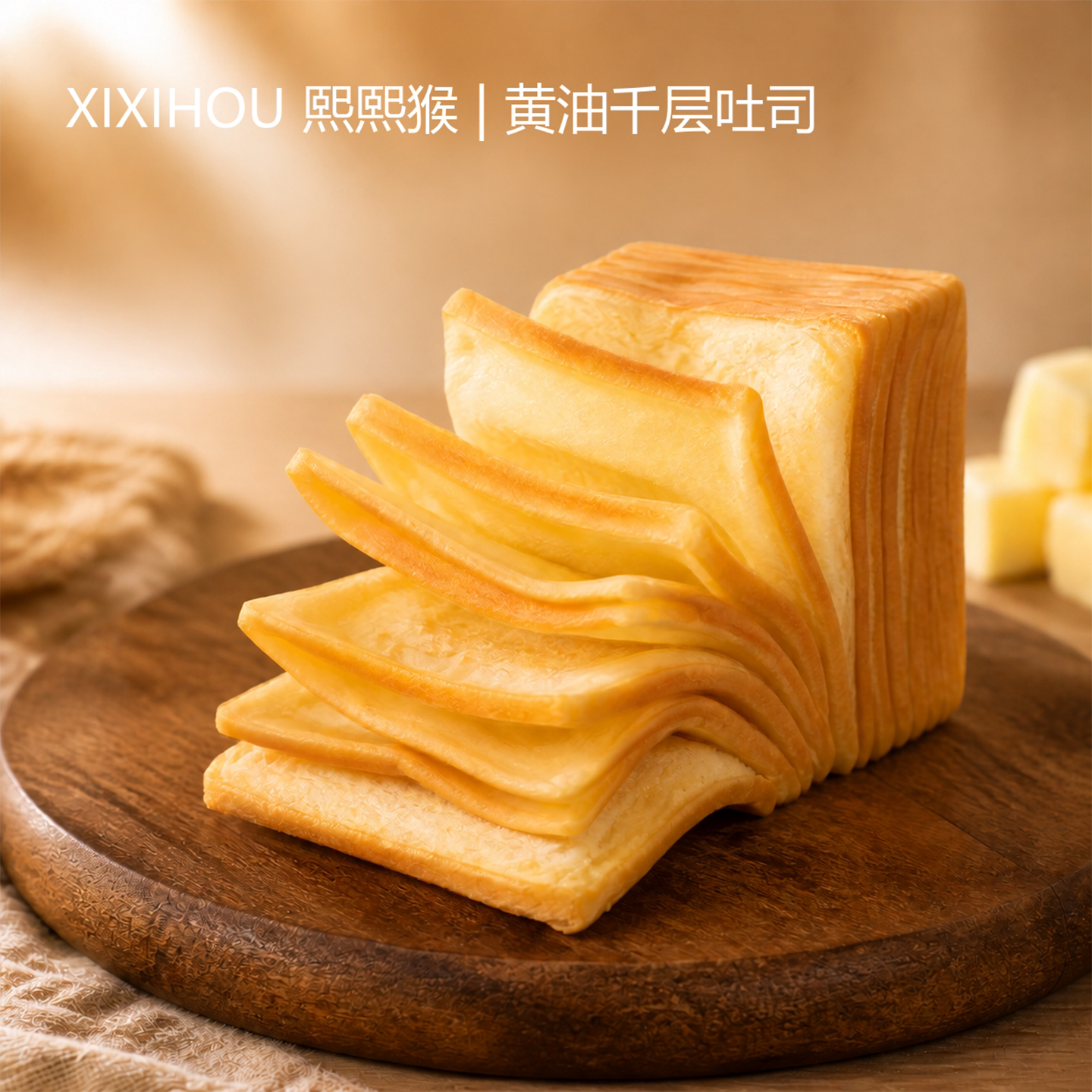 黄油千层吐司面包手撕营养学生速传统西式糕点