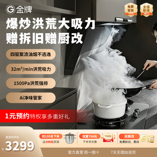 金牌大吸力净烟机猛火灶特惠