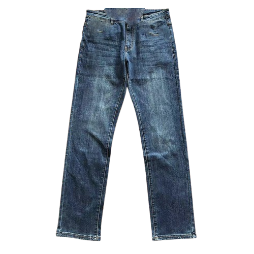 thumbnail for Black Block Ω Pocket Iron Scroll Leg Purple-Blue Cross Dark Blue Jeans 22091041