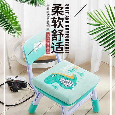 儿童坐垫幼儿园专用椅垫小凳子软座垫28塑料板凳垫四季.屁垫正方
