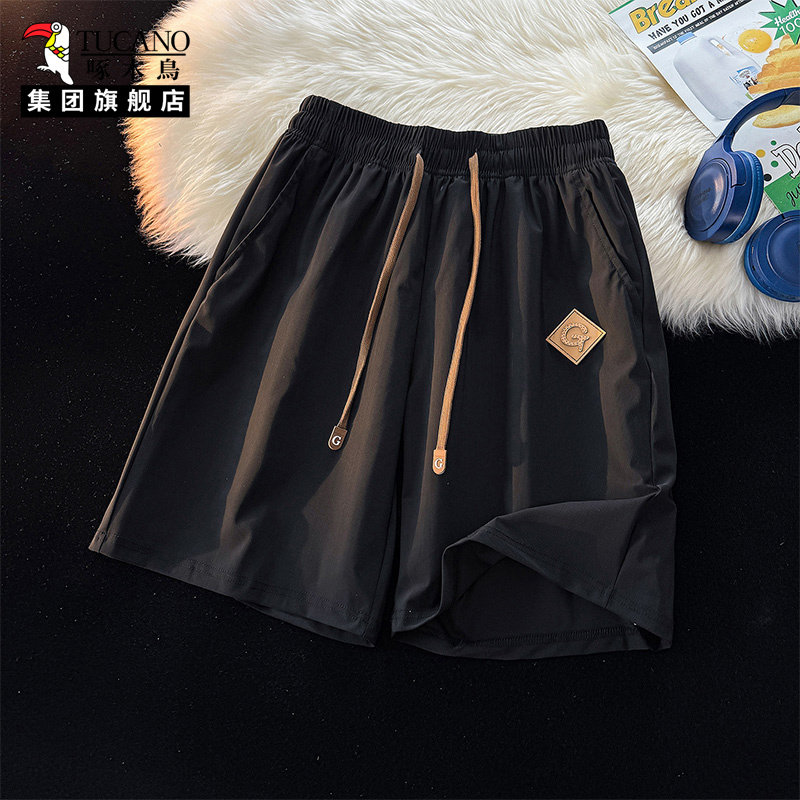 啄木鸟短裤男夏季新款2026宽松速干沙滩运动裤休闲裤直筒五分裤TZ,男装,短裤,淘宝优惠券,粉丝福利购,淘宝优惠卷