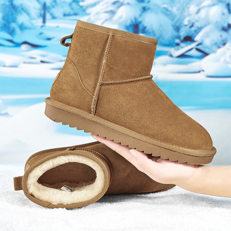 加绒加厚保暖东北大棉鞋男雪地靴