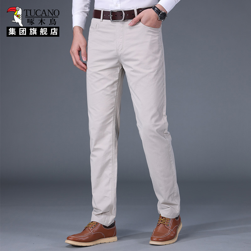 啄木鸟集团官方男士休闲裤纯棉