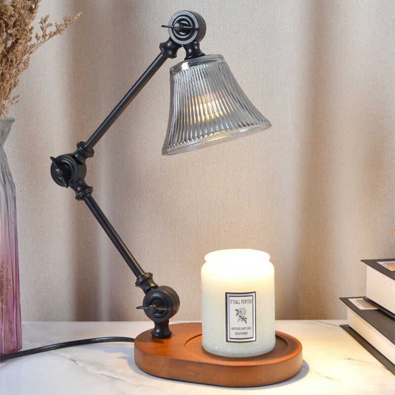 可升降调光c香薰融蜡灯融烛灯定时无火香氛蜡烛灯卧室复古氛围台