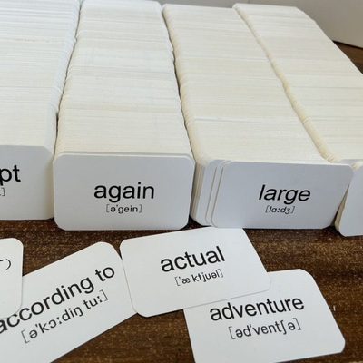 fce高频单词卡片 一词一卡 497词汇量