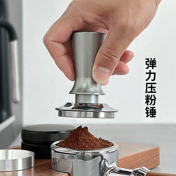 弹力平衡压粉锤不锈钢咖啡压粉器恒定压力填压器30磅弹簧压粉锤,餐饮具,配套器具,淘宝优惠券,粉丝福利购,淘宝优惠卷
