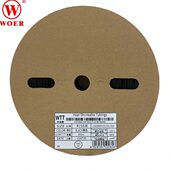 2.5 WTT1 3.5 4.5 1.5 5.5 6MM黑色环保绝缘阻燃热缩套管