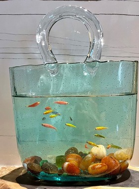 客厅装饰摆件玄关轻奢鞋柜高档电视柜入户美容院茶U几软装鱼缸花