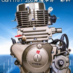 隆鑫原厂正品 200沸腾水冷三轮摩托车发动机总成载重 包邮 CGT175