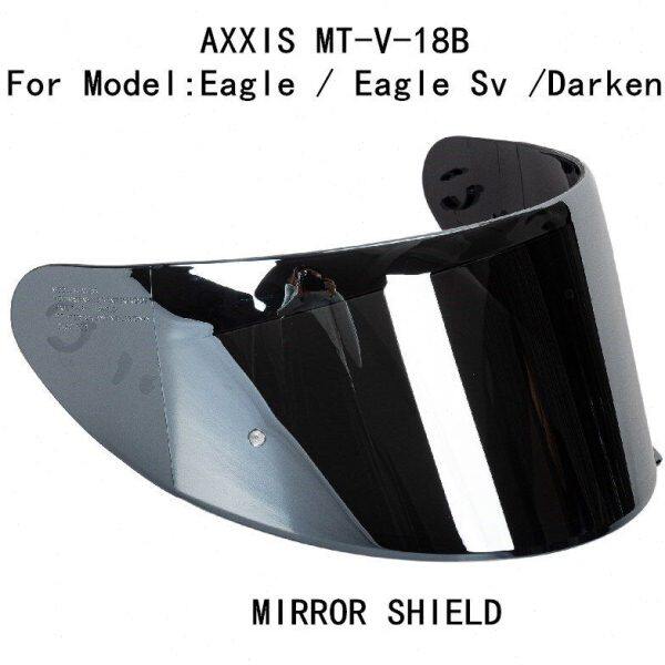 MT-V-18B头盔镜片适合MT头盔AXXIS全盔原厂配件遮阳MT镀光挡风 镜