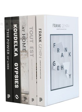 外文黑白灰组合装饰真书可翻页简约风格样板房售楼U处软装摆场陈