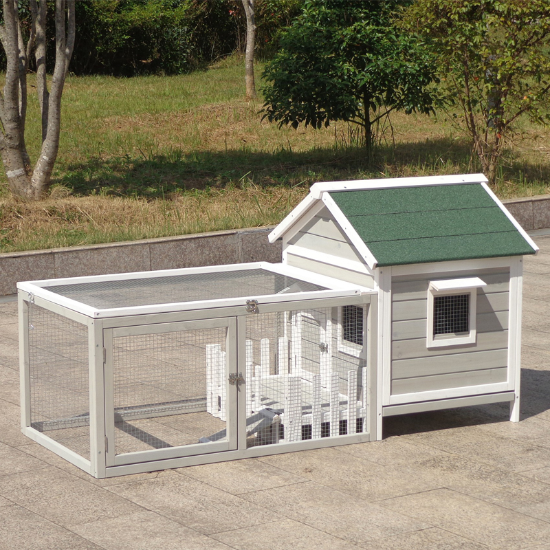 户外包邮实木狗屋狗窝狗房u可拆洗小中型泰迪宠物笼鸡笼兔窝猫屋