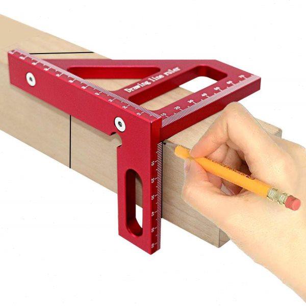 木工尺铝合金工具三角直角尺角度划线45器90划线尺规画刻度多功能,五金/工具,角尺,淘宝优惠券,粉丝福利购,淘宝优惠卷