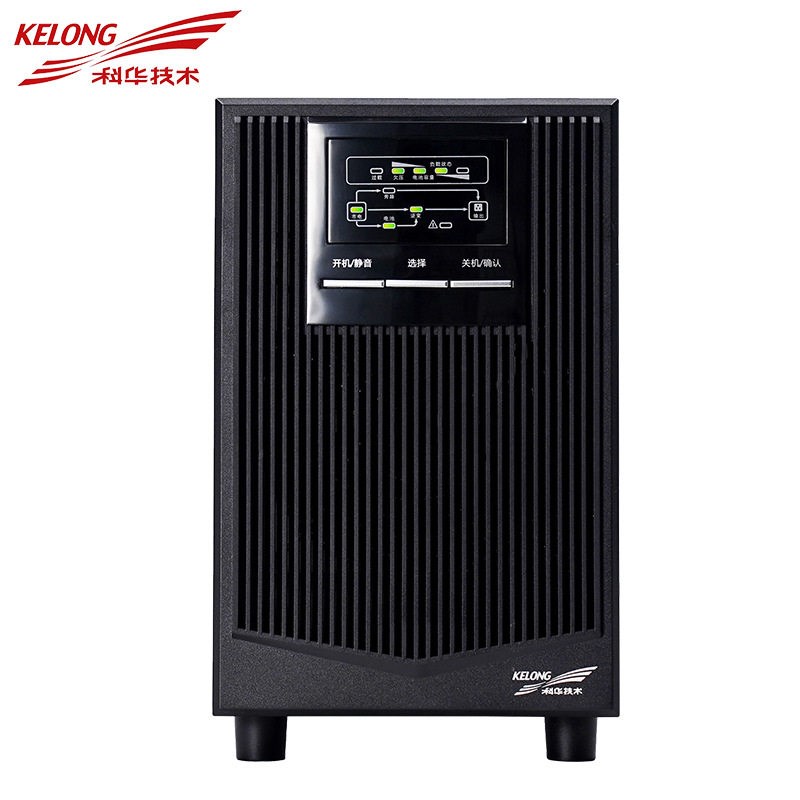 科华在线式UPS不间断电源 YTR1101L E1000VA/800W 稳压供电半小时