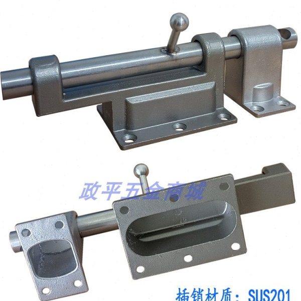 不锈钢庭院门加厚款横插销 门栓 门闩 明插销 带锁孔铸钢插销,基础建材,明插销,淘宝优惠券,粉丝福利购,淘宝优惠卷
