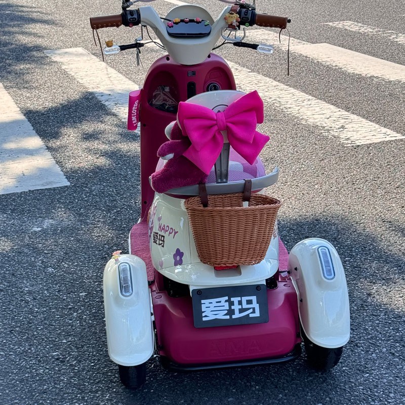 电动车后置车筐电动机车后尾挂篮置物神器O车篓后用靠背菜篮子