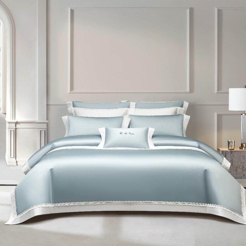 现代酒店高端简约花边四件套被套纽扣式床上用品纯色家用素色被罩,鲜花速递/花卉仿真/绿植园艺,割草机/草坪机,淘宝优惠券,粉丝福利购,淘宝优惠卷