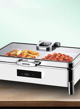 自助餐炉 餐厅不锈钢翻盖餐炉Buffet Stove 可视化保温炉 餐炉