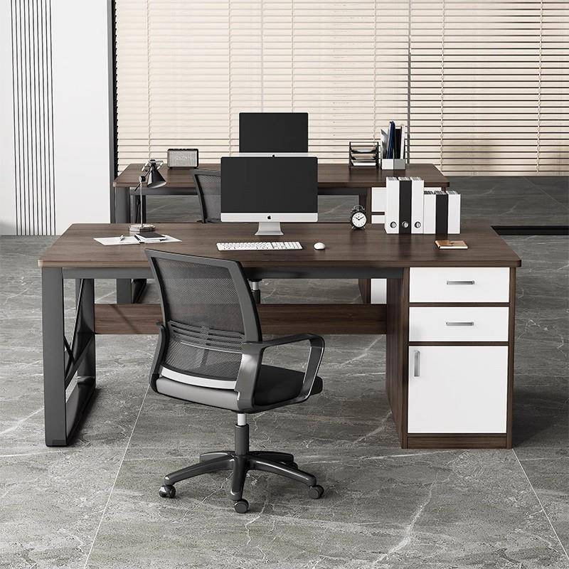 职员办公桌员工位简约现代办公室桌椅组合简易职员工作台电脑桌子