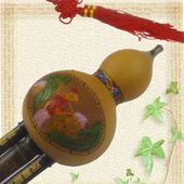 海浪乐器 云南葫芦丝乐器初学葫芦丝C调专业葫芦丝降B调紫竹三音