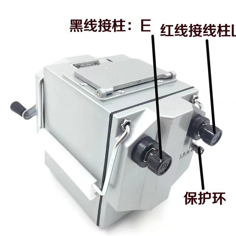 兆欧表 绝缘电阻测试仪 ZC25 电工摇表 上海康S海铝壳摇表电机电